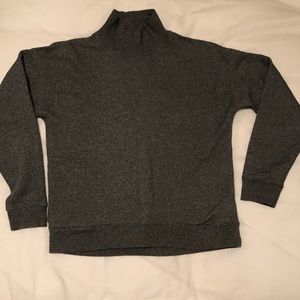 TNA mockneck fleece sweater
